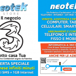 Offerta Neotek 3 Marzo 2015: 10€ al mese infiniti minuti, infiniti SMS + 1 GB internet veloce